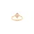 Metal VRJewels 14k Yellow Gold Clover Amethyst Diamond Cocktail Ring Size 7 For Sale - Image 7 of 14