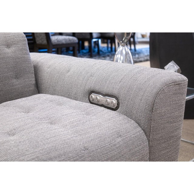 Roche Bobois Sacha Lakic for Roche Bobois Satellite 3 Contemporary Three-Seat Sofa With Electric Recline For Sale - Image 4 of 11