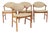 Danish Teak Dining Chairs with Beige Upholstery by Schou Andersen Møbelfabrik, 1970s, Set of 4 For Sale