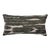 Schumacher Gibson 24" Lumbar Pillow in Charcoal For Sale