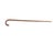 Stylized Deer Hoof Carved Wood Crook Handle Walking Stick Cane For Sale - Image 9 of 9