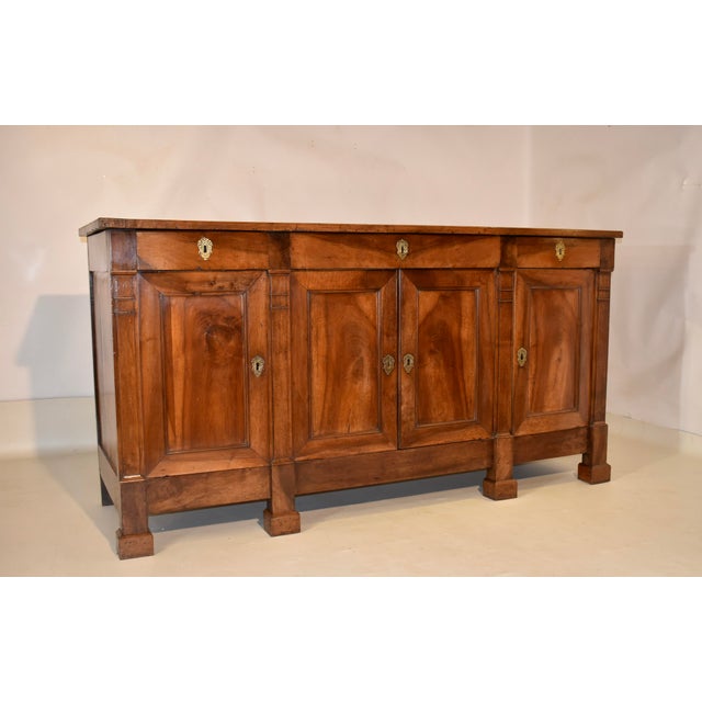 French Provincial 18th Century French Directoire Enfilade Made From Walnut For Sale - Image 3 of 13