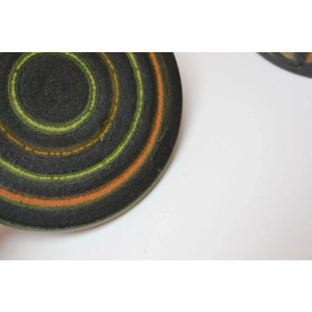 Black Vintage Italian Ceramic Round Box / Lidded Jar by Raymor For Sale - Image 8 of 8