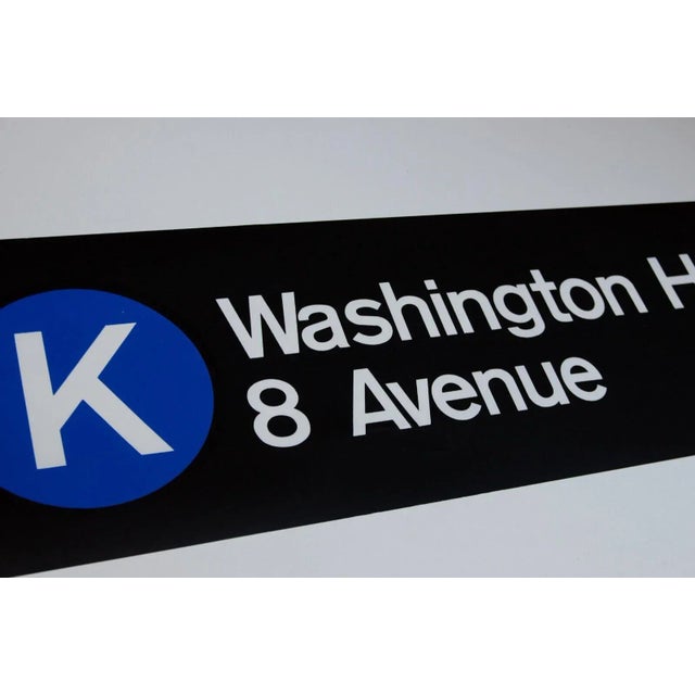 Traditionally, New York City subway signs are fabricated in this form: the "roll sign." In order to contain all of the...