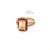 Contemporary 3.02 Carat Citrine Sapphire Diamond 14 Karat Yellow Gold Ring, Size 7 For Sale - Image 3 of 7
