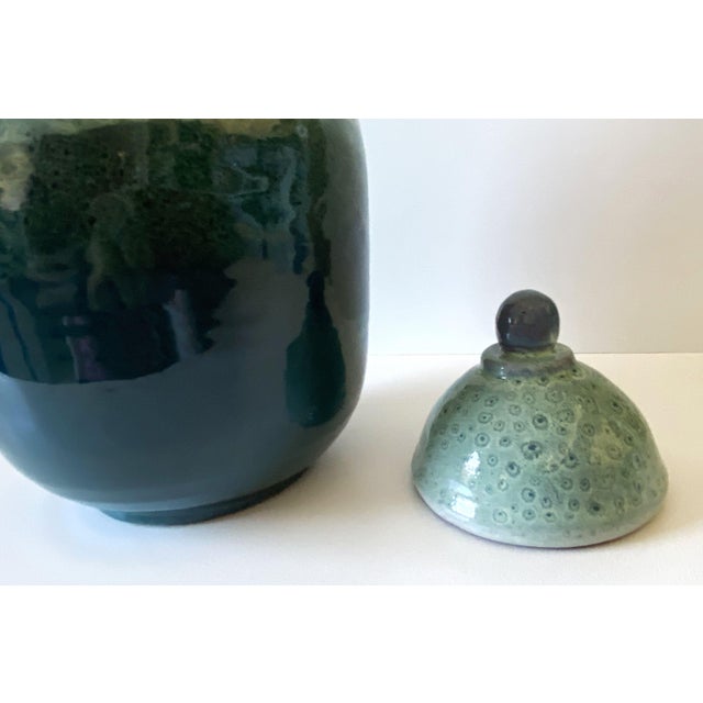 Glazed Terracotta Urn from DP Art, France For Sale - Image 6 of 10