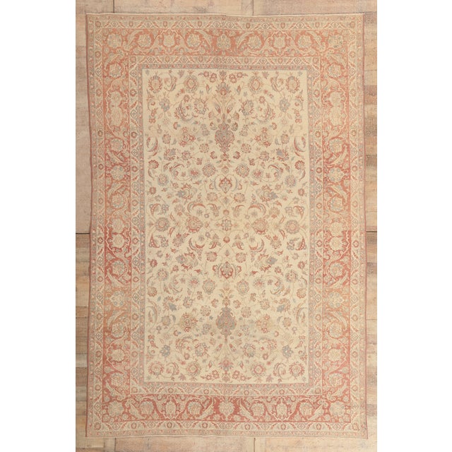 Antique Persian Isfahan Rug, 08'00 X 12'02 For Sale - Image 10 of 10