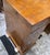Vintage Burlwood Campaign Kneehole Desk For Sale - Image 10 of 11
