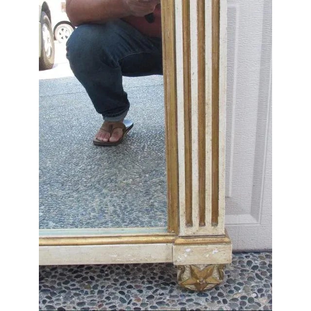 Neoclassical Style Italian Painted Mirror For Sale - Image 4 of 9