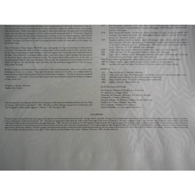 Harry Bowers, Rare Harry Bowers Vintage C Print Photograph From Ten Photographs Fashion Photo, 1984 For Sale In Miami - Image 6 of 7