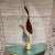 Mid-Century Modern Mid-Century Modern Carved Wood Egret Sculpture by K & P, 1960s For Sale - Image 3 of 10