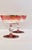 Art Deco Early 20th Century Cranberry Glass Champagne Saucers- A Pair For Sale - Image 3 of 8