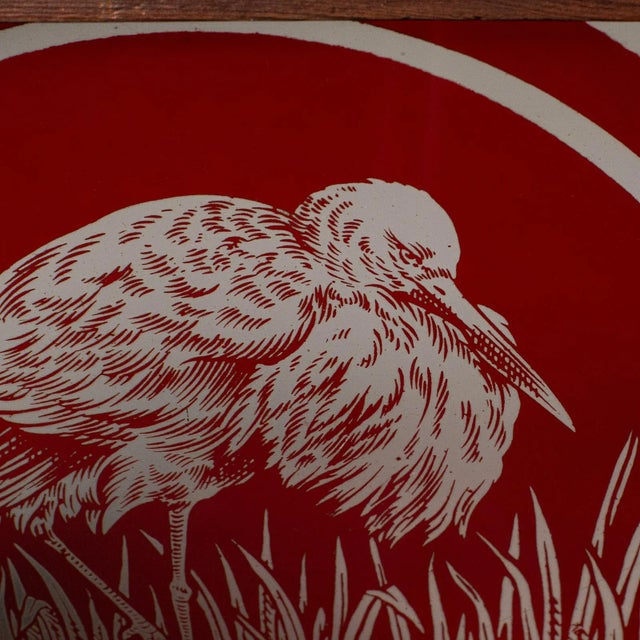 Wood 1940's Vintage Japanese Hanging Window Panel For Sale - Image 7 of 8