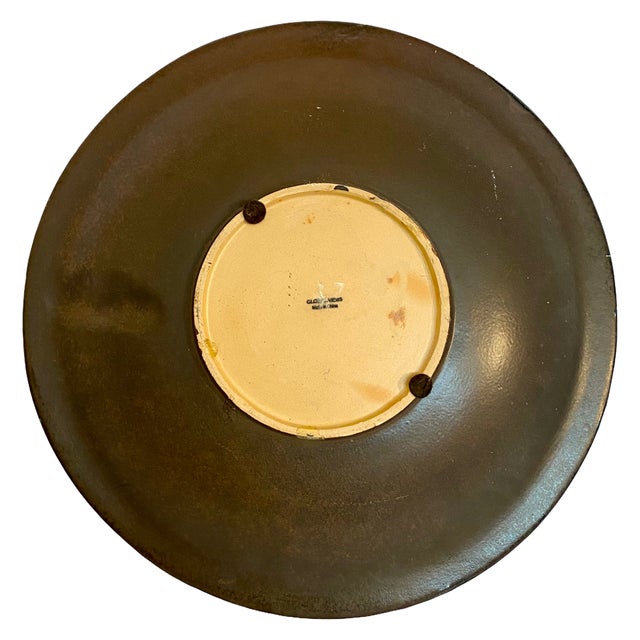 Global Views Glazed Earthenware Frog and Lily Pad Decorative Plate For Sale - Image 10 of 10