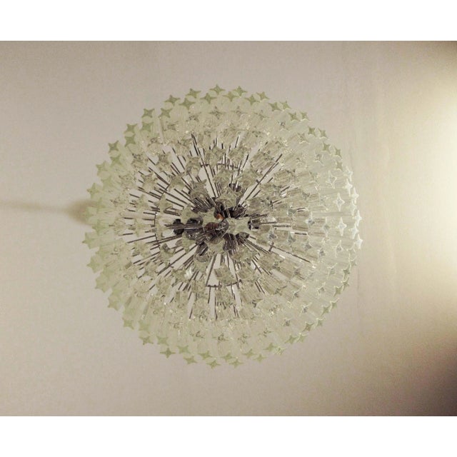 Glass Murano Glass Chandelier, 1982 For Sale - Image 7 of 16
