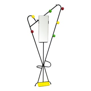 Wall-Mounted Coat Rack Atom Series attributed to Roger Ferraud, France, 1960s For Sale