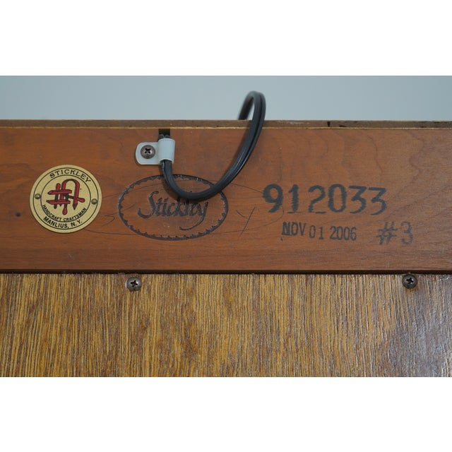 Stickley 21st Century Collection Cherry Curio Display Cabinet For Sale - Image 15 of 15