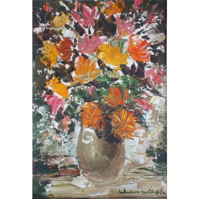 Flowers 1985, oil on board, 47x33 cm laimdots murnieks has said: "i am a sunny artist. The sun and a woman are the center...