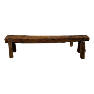 19th Century Rustic Larch Bench For Sale