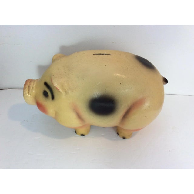 1960s Mid-Century Ceramic Piggy Bank For Sale - Image 5 of 5
