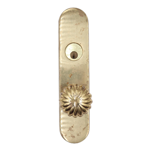 Omnia Polished Brass Entry Dummy Door Lockset