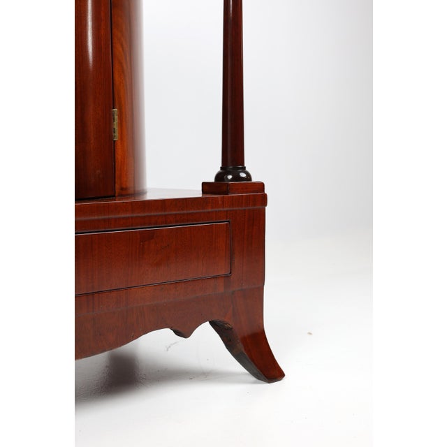 Biedermeier Trumeau Cabinet in Mahogany, 1820s For Sale - Image 6 of 14
