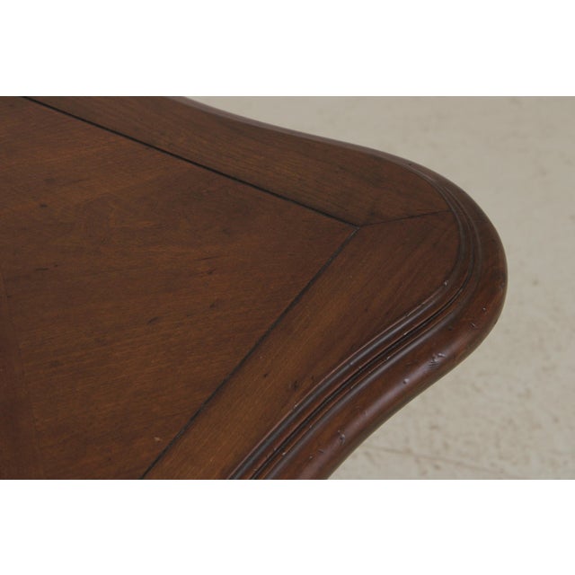 Wood French Louis XIV Style Walnut Dining Table For Sale - Image 7 of 15