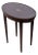 Vintage Mahogany Federal Style Shell Inlay Occasional Table For Sale