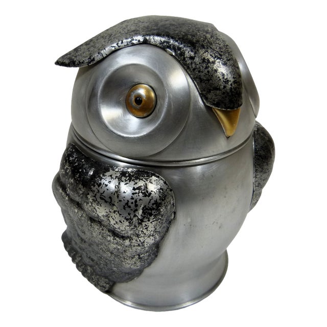 Italian Owl Ice Bucket, 1960s For Sale
