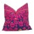 Dwi Embroidered Floral Pillow For Sale