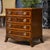 Niagara Furniture Banded Mahogany Bowfront Chest For Sale - Image 6 of 12