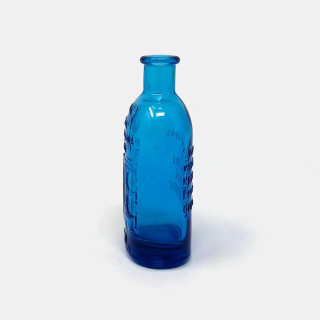 Late 20th Century Wheaton Frank's Safe Kidney Liver Cure Miniature Glass Bottle For Sale In Houston - Image 6 of 7