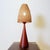 Vintage Mushroom Table Lamp in Teak For Sale - Image 10 of 12