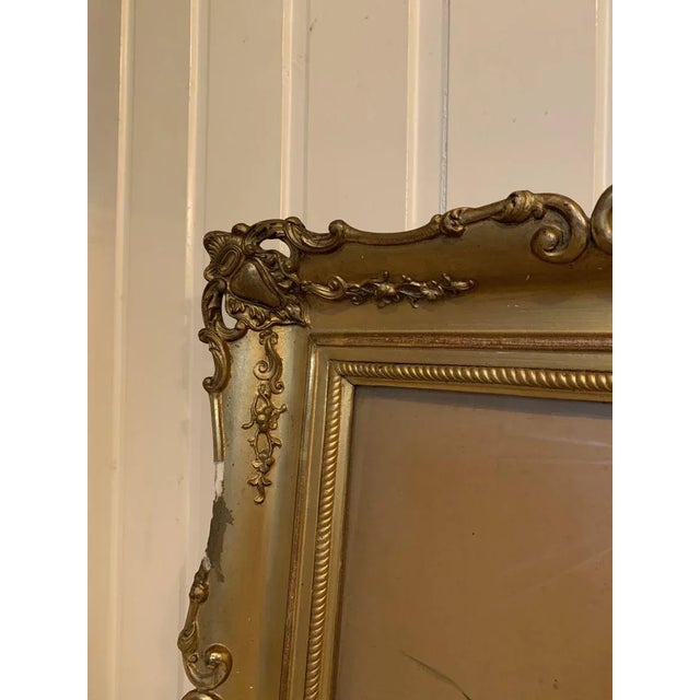 Paper Adolphe Fourcaud, Bird on Branch, 18th Century, Watercolor, Framed For Sale - Image 7 of 11