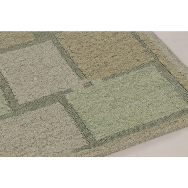 Mid-Century Modern Contemporary Scandinavian Style Flatweave Wool Rug, by Rug & Kilim, India For Sale - Image 3 of 9