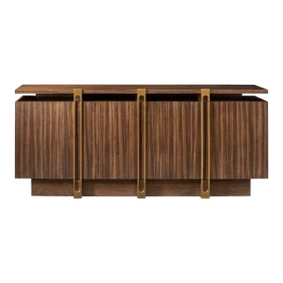 Modern 4 Door Cabinet 80" For Sale