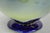 Vintage Victorian Blue Hand Painted Porcelain Floral Twin Handled Bulbous Vase For Sale In Philadelphia - Image 6 of 14