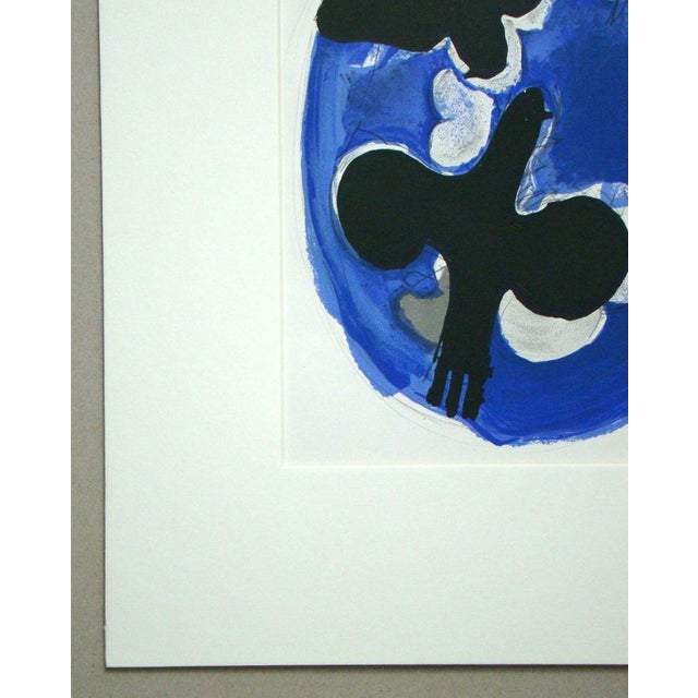 Georges Braque, Two Birds on a Blue Background, 1955, Original Lithograph For Sale - Image 6 of 13