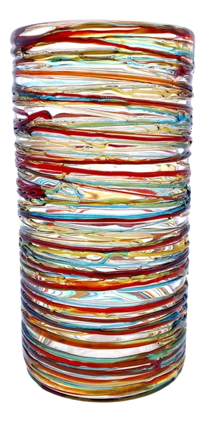Handcrafted Murano Glass Cylindrical Vase from YourMurano