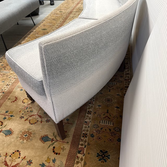Ombre Curved Sectional/Bench, Bespoke For Sale - Image 11 of 12