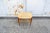 Vintage Italian Wood and Straw Stool, 1960s For Sale - Image 3 of 6