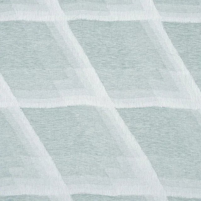 Schumacher Canso Casment Fabric in Mineral For Sale