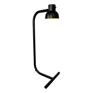 Vintage Black Floor Lamp by Hans Agne Jakobsson for Ab Markaryd, 1970s For Sale