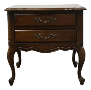 Hammary Furniture Solid Walnut Country French Provincial 22" Accent End Table
