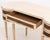 Wood Louis XVI Style Cream Painted Kidney Shaped Desk For Sale - Image 7 of 9