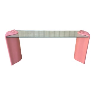 Postmodern 1980s Art Deco Revival Style Console/ Entry Table. For Sale