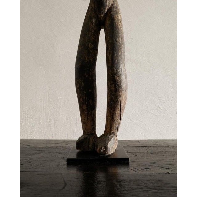 1940s Nude African Wooden Lobi Female Sculpture, Burkina Faso, 1940s For Sale - Image 5 of 7