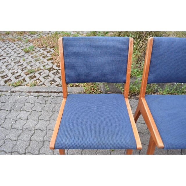 Wood Model 666 Dining Chair by Jens Risom for Knoll International, 1950s, Set of 4 For Sale - Image 7 of 18