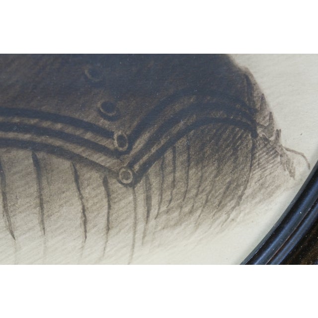 Antique Victorian Enhanced Oval Family Portraits Great Grandmother 17" - Set of 2 For Sale - Image 6 of 11