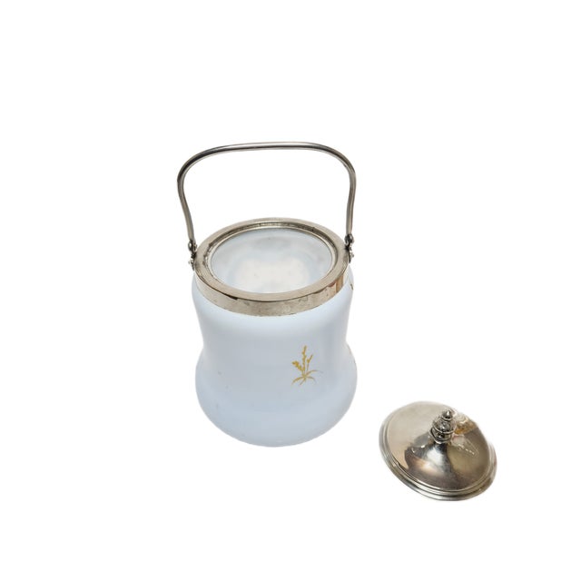 Metal Art Nouveau Danish Biscuit Box, 1890s For Sale - Image 7 of 8